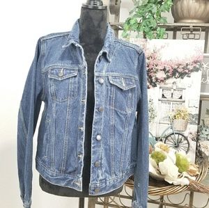 C.E. SCHMIDT WORK WEAR DENIM JACKET SIZE XL